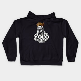 YOLO JK BRB Jesus Kids Hoodie